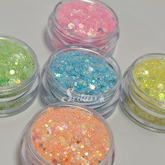 Spring Glitter Bundle (Set of 5) - Multicolor Glitter Spring Glitter Bundle (Set of 5) - Multicolor Glitter