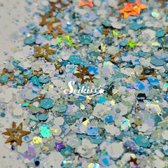 Starry Sky Chunky Glitter - Multicolor Glitter Starry Sky Chunky Glitter - Multicolor Glitter