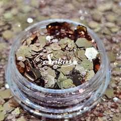 Luxe Gold Metallic Chunky Glitter - Gold Glitter Luxe Gold Metallic Chunky Glitter - Gold Glitter
