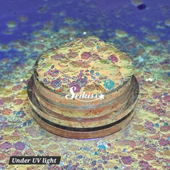 Pink Glow in the dark Chunky Glitter - Pink Glitter Pink Glow in the dark Chunky Glitter - Pink Glitter