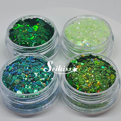 Green Glitter Bundle (Set of 4) - Green Glitter Green Glitter Bundle (Set of 4) - Green Glitter