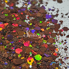 Chocolat Holographic Chunky Glitter - Brown Glitter Chocolat Holographic Chunky Glitter - Brown Glitter