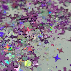 Purple Holiday Chunky Glitter - Purple Glitter Purple Holiday Chunky Glitter - Purple Glitter