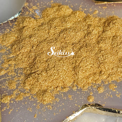 Gold Craft Mica Powder for Resin, Alcohol Ink, Epoxy, Wax Melts - Gold Mica Gold Craft Mica Powder for Resin, Alcohol Ink, Epoxy, Wax Melts - Gold Mica