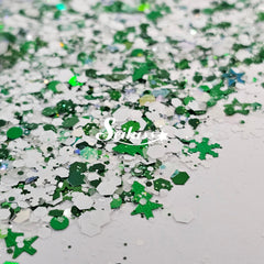 Winter in Green Chunky Glitter - Green Glitter Winter in Green Chunky Glitter - Green Glitter