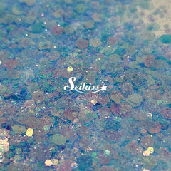 Cindy at Midnight Iridescent Chunky Glitter - Blue Glitter Cindy at Midnight Iridescent Chunky Glitter - Blue Glitter