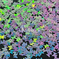 Iridescent Butterflies Shape Glitter - Iridescent Glitter Iridescent Butterflies Shape Glitter - Iridescent Glitter