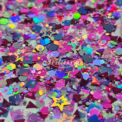 1982 Retro Glitter Mix - Multicolor Shape Glitter 1982 Retro Glitter Mix - Multicolor Shape Glitter
