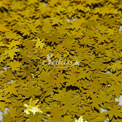Golden Autumn Leaf Shape Glitter - Gold Glitter Golden Autumn Leaf Shape Glitter - Gold Glitter