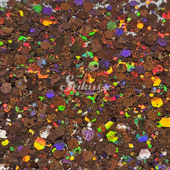 Chocolat Holographic Chunky Glitter - Brown Glitter Chocolat Holographic Chunky Glitter - Brown Glitter