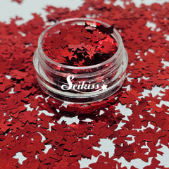 Red Bows Shape Glitter - Red Glitter Red Bows Shape Glitter - Red Glitter