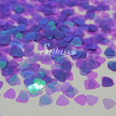 Purple Seashells Shape Glitter - Purple Glitter Purple Seashells Shape Glitter - Purple Glitter