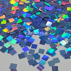 Blue Holo Squares Shape Glitter - Blue Glitter Blue Holo Squares Shape Glitter - Blue Glitter