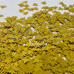 Golden Autumn Leaf Shape Glitter - Gold Glitter Golden Autumn Leaf Shape Glitter - Gold Glitter