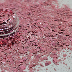 French Rose Metallic Chunky Glitter - Pink Glitter French Rose Metallic Chunky Glitter - Pink Glitter