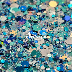 Aruba Chunky Glitter - Blue Glitter Aruba Chunky Glitter - Blue Glitter