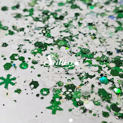 Winter in Green Chunky Glitter - Green Glitter Winter in Green Chunky Glitter - Green Glitter
