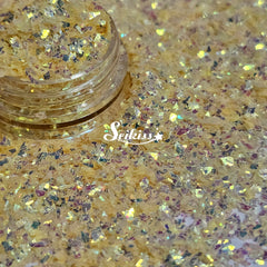 Small Flakes Glitter Bundle (Set of 3) - Green, Pink, and Yellow Glitter Small Flakes Glitter Bundle (Set of 3) - Green, Pink, and Yellow Glitter