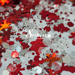 Red Holiday Chunky Glitter - Red Glitter Red Holiday Chunky Glitter - Red Glitter