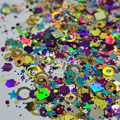 Arcade Glitter Mix - Multicolor Shape Glitter Arcade Glitter Mix - Multicolor Shape Glitter