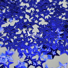 Blue Retro Stars Shape Glitter - Blue Glitter Blue Retro Stars Shape Glitter - Blue Glitter