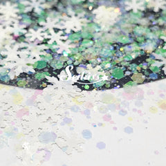 White Christmas Chunky Glitter - White Glitter White Christmas Chunky Glitter - White Glitter