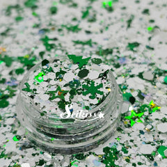 Winter in Green Chunky Glitter - Green Glitter Winter in Green Chunky Glitter - Green Glitter