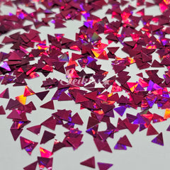 Seikiss Triangles Shape Glitter - Pink Glitter Seikiss Triangles Shape Glitter - Pink Glitter