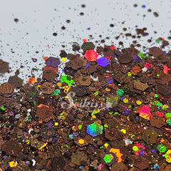 Chocolat Holographic Chunky Glitter - Brown Glitter Chocolat Holographic Chunky Glitter - Brown Glitter