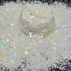 Arctic Holographic Chunky Glitter - White Glitter Arctic Holographic Chunky Glitter - White Glitter