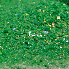 Kelly Green Iridescent Chunky Glitter - Green Glitter Kelly Green Iridescent Chunky Glitter - Green Glitter