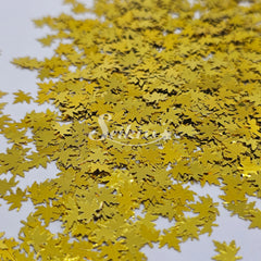 Golden Autumn Leaf Shape Glitter - Gold Glitter Golden Autumn Leaf Shape Glitter - Gold Glitter