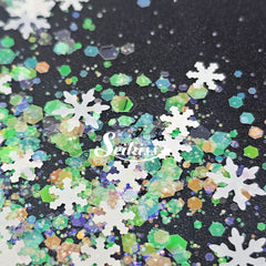 White Christmas Chunky Glitter - White Glitter White Christmas Chunky Glitter - White Glitter