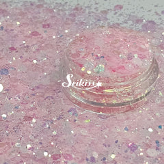 Pink Glow in the dark Chunky Glitter - Pink Glitter Pink Glow in the dark Chunky Glitter - Pink Glitter