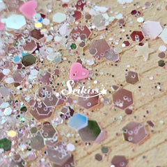 Princess Glow Chunky Glitter - White Glitter Princess Glow Chunky Glitter - White Glitter