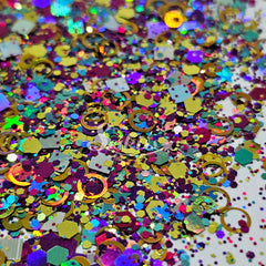 Arcade Glitter Mix - Multicolor Shape Glitter Arcade Glitter Mix - Multicolor Shape Glitter