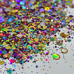 Arcade Glitter Mix - Multicolor Shape Glitter Arcade Glitter Mix - Multicolor Shape Glitter