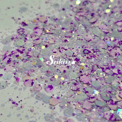 Grape Yogurt Iridescent Chunky Glitter - Purple Glitter Grape Yogurt Iridescent Chunky Glitter - Purple Glitter