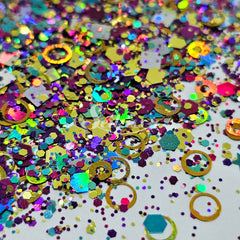 Arcade Glitter Mix - Multicolor Shape Glitter Arcade Glitter Mix - Multicolor Shape Glitter