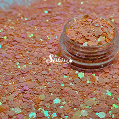 Georgia Peach Chunky Glitter - Orange Glitter Georgia Peach Chunky Glitter - Orange Glitter