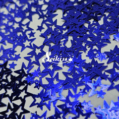 Blue Retro Stars Shape Glitter - Blue Glitter Blue Retro Stars Shape Glitter - Blue Glitter
