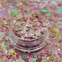 Blossom Glitter Mix - Flower Shape Glitter Blossom Glitter Mix - Flower Shape Glitter