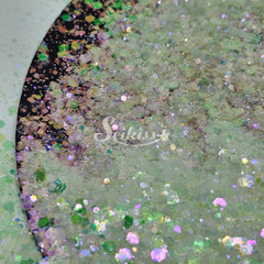 Moonlight Pink Chunky Glitter - White Glitter Moonlight Pink Chunky Glitter - White Glitter