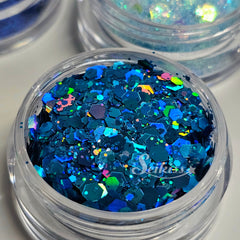 Blue Glitter Bundle (Set of 5) - Blue Glitter Blue Glitter Bundle (Set of 5) - Blue Glitter