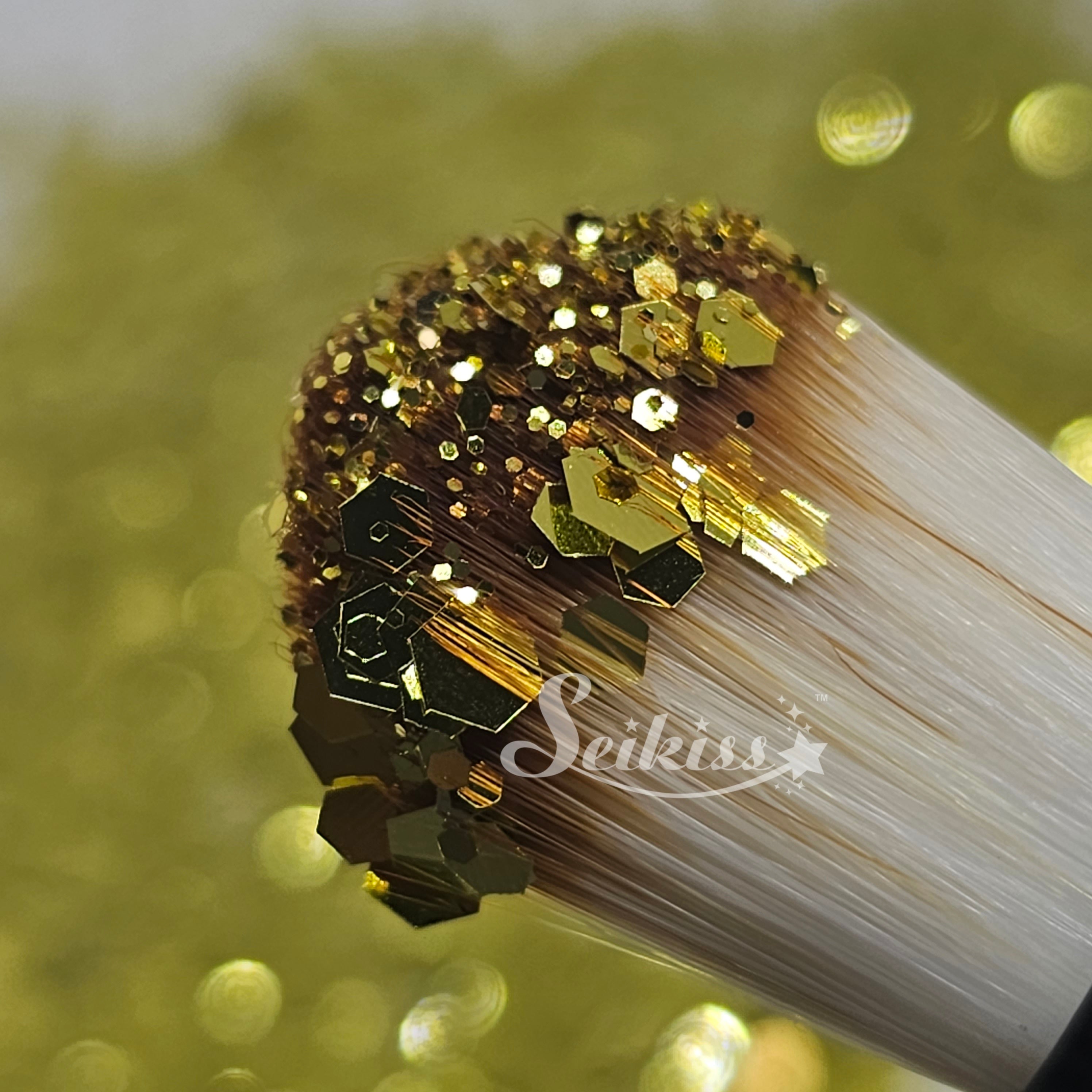 Golden Metallic Chunky Glitter - Gold Glitter