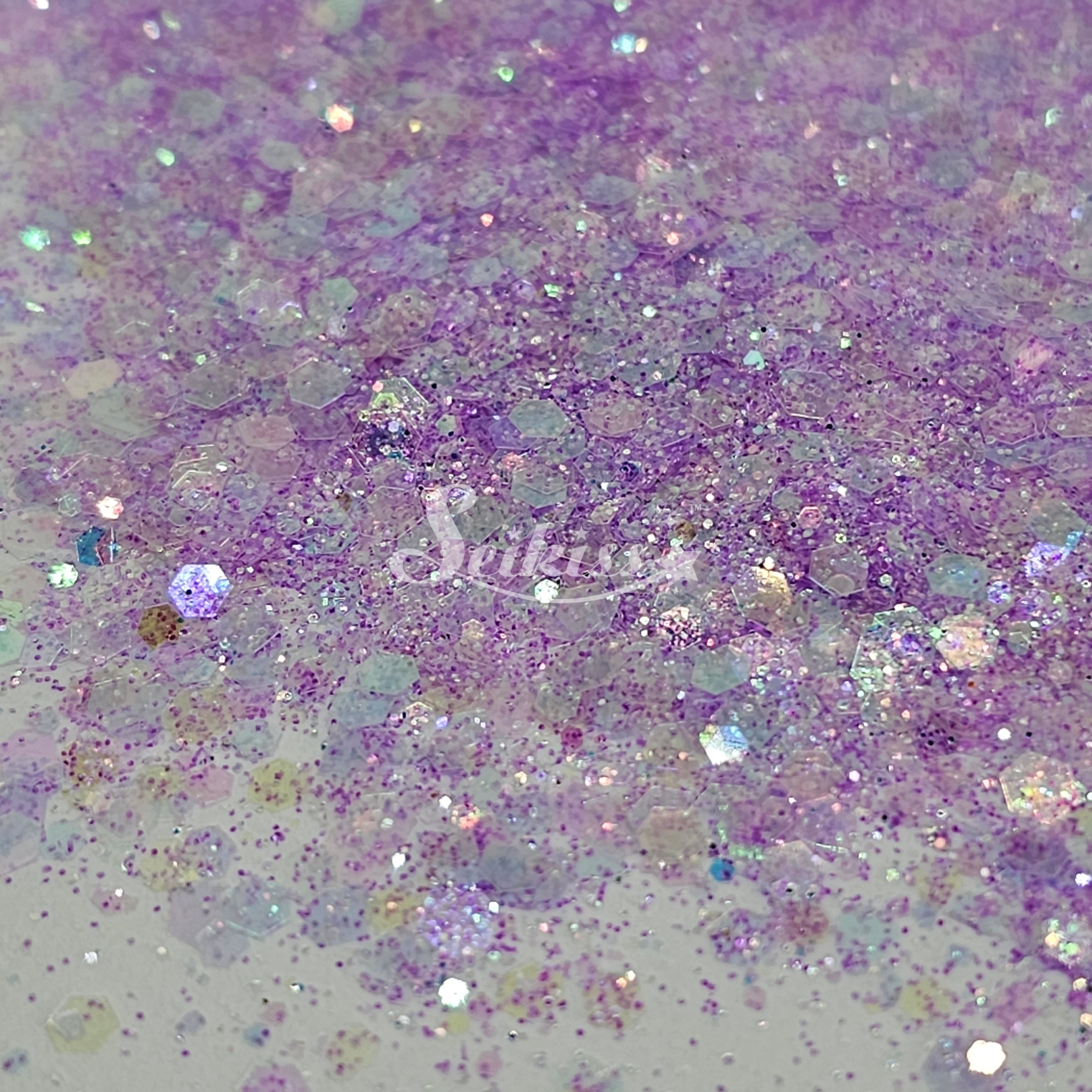 Lilac Iridescent Chunky Glitter - Purple Glitter