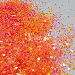 Summer Metallic Small Glitter - Orange Glitter
