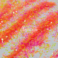 Summer Metallic Small Glitter - Orange Glitter