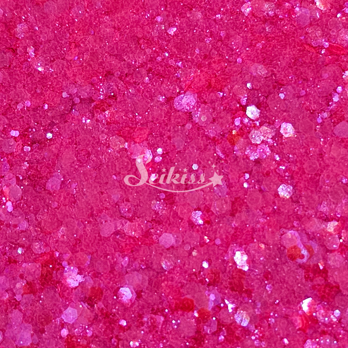 Bright Fuchsia Iridescent Chunky Glitter - Pink Glitter
