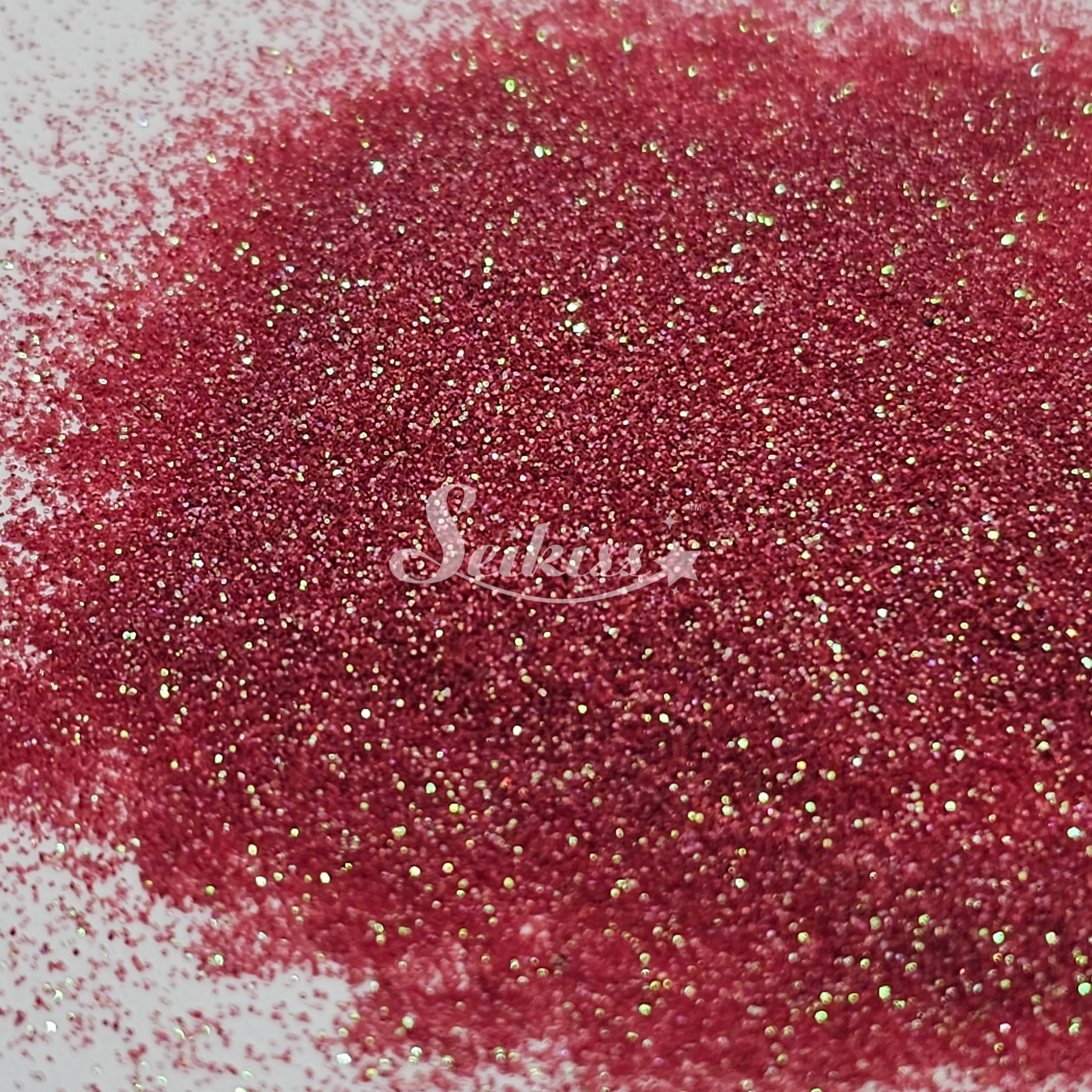 Red Sand Iridescent Fine Glitter - Red Glitter
